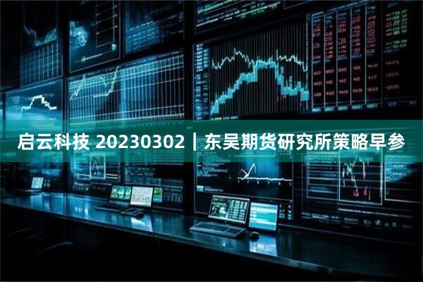 启云科技 20230302｜东吴期货研究所策略早参